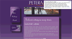 Desktop Screenshot of petera-szklarstwo.pl